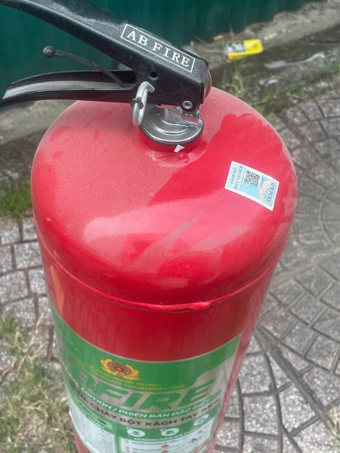 Bình chữa cháy bột ABC 8kg ABFIRE ABC-08 (Tem Bộ Công An) - Ảnh 2