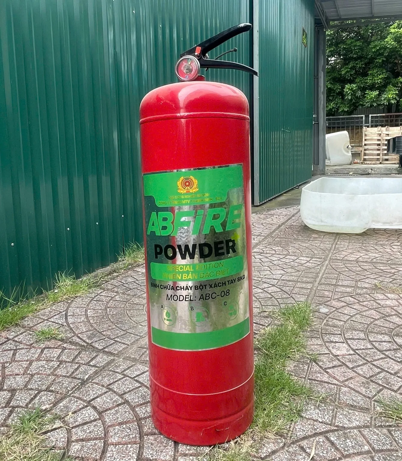 Bình chữa cháy bột ABC 8kg ABFIRE ABC-08 (Tem Bộ Công An) - Ảnh 3