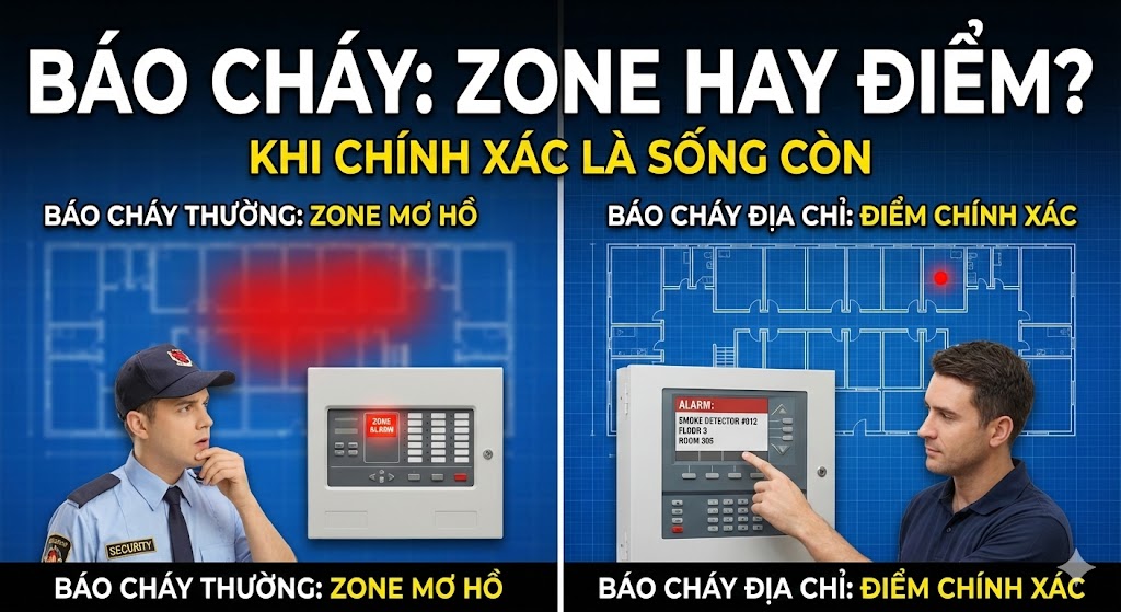 Lựa chọn loại hệ thống báo cháy phù hợp